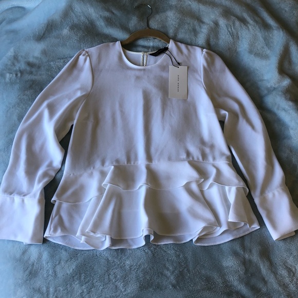 Zara Ruffle Blouse - Picture 2 of 4